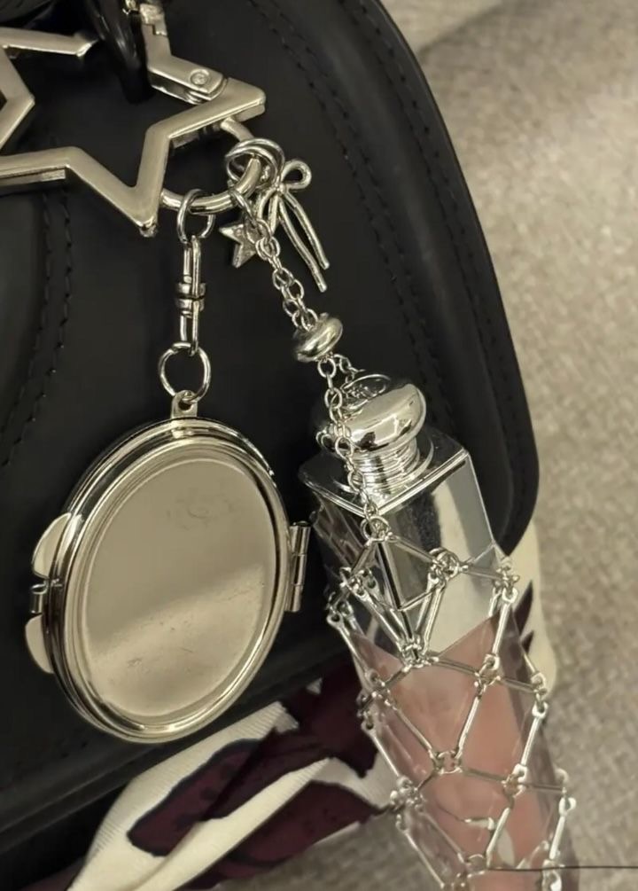 Metal Fileli Ruj Çantası 