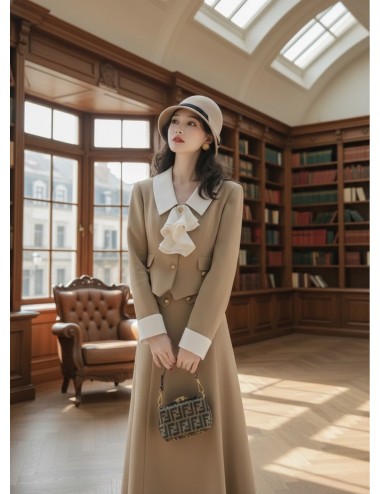 Fransız Moda Aristokrat Tarzı İkili Takım